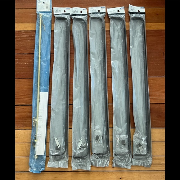 Kirsch & MainStay Other - ‼️LOT 5 CURTAIN RODS‼️4 Espresso/1 Brass/28-48”/NWT‼️ALL Hardware‼️Made USA🇺🇸